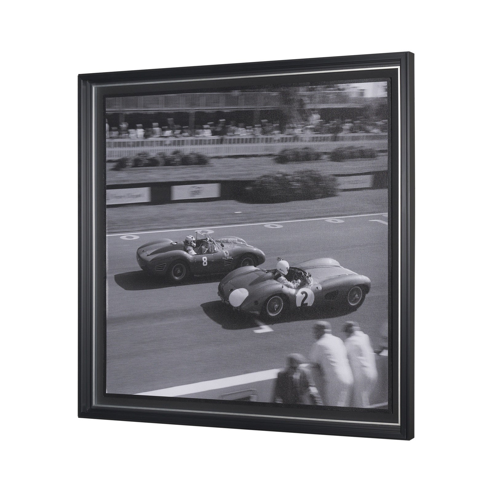 Race Day - Qualifying by Ben Wood a Hand Embellished Framed Photo Art Print Matted under Glass by Mercana at ZIN Home
