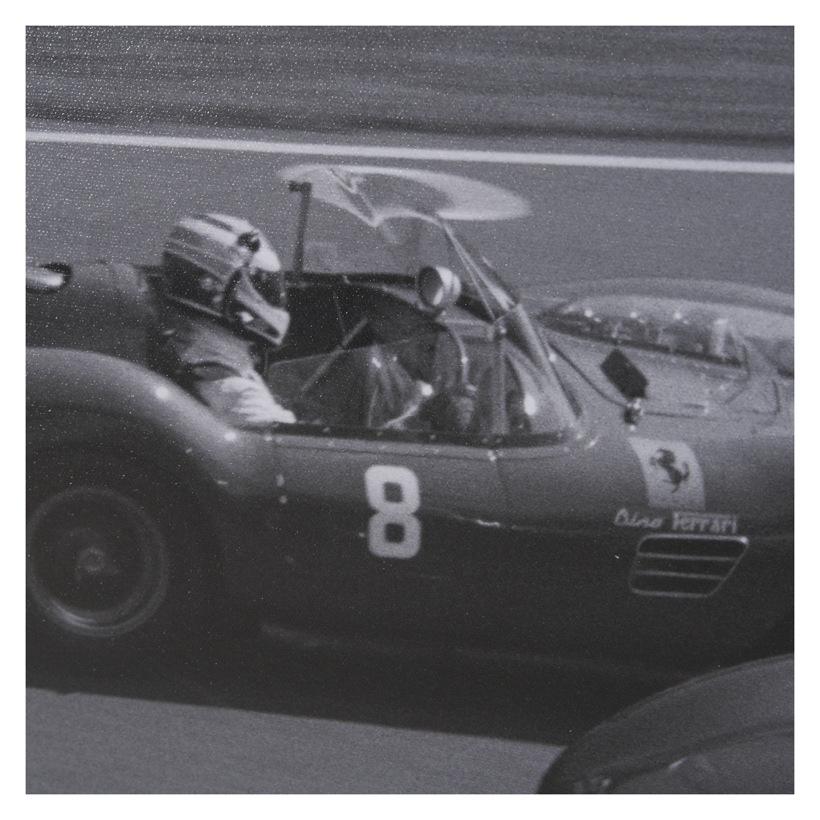 Race Day - Qualifying by Ben Wood a Hand Embellished Framed Photo Art Print Matted under Glass by Mercana at ZIN Home