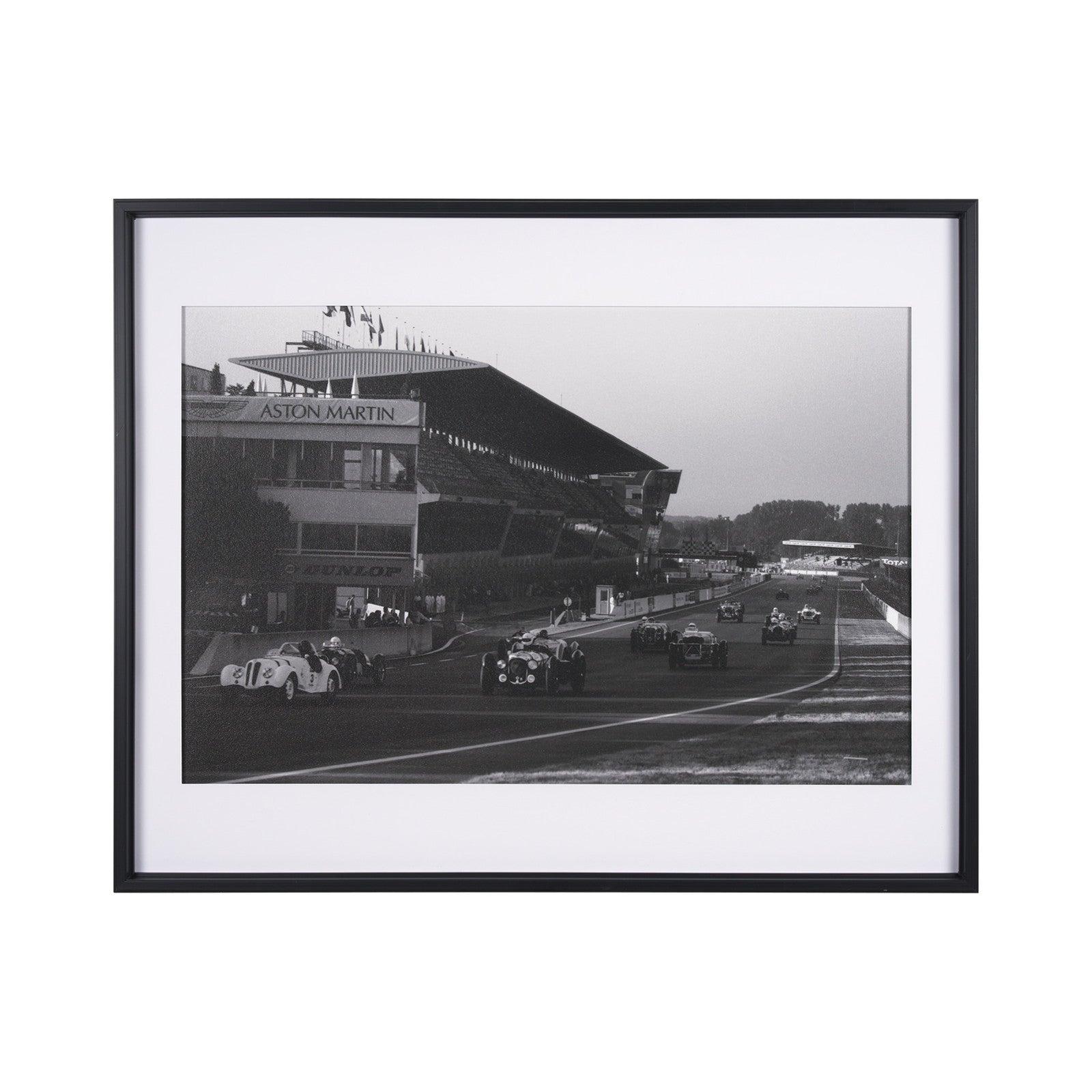 The Approach by Ben Wood a Hand Embellished Framed Photo Art Print Matted under Glass by Mercana at ZIN Home