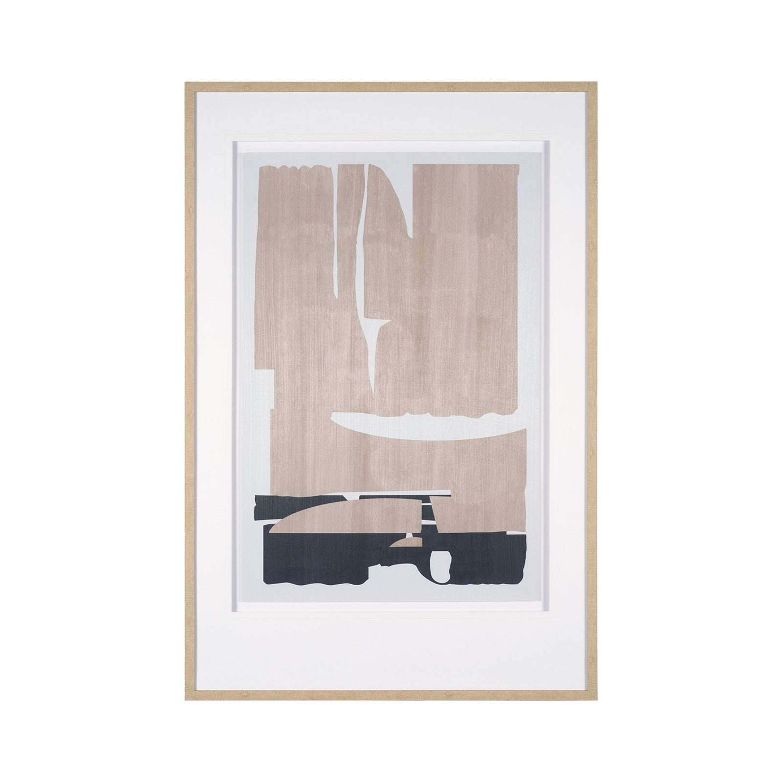 Deep Golden Brown I by Cartissi Textured Framed Artwork Matted under Glass by Mercana at ZIN Home