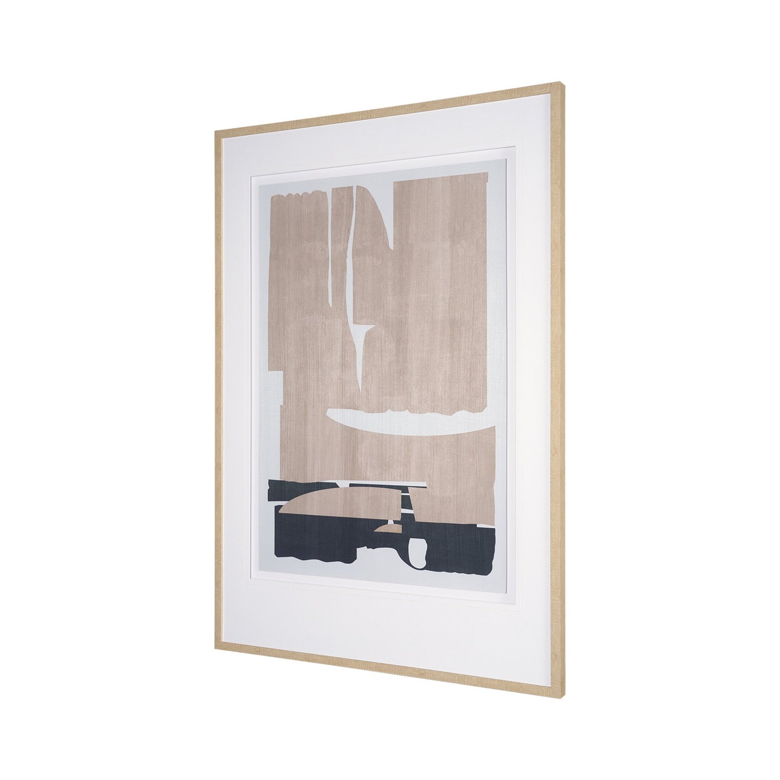 Deep Golden Brown I by Cartissi Textured Framed Artwork Matted under Glass by Mercana at ZIN Home