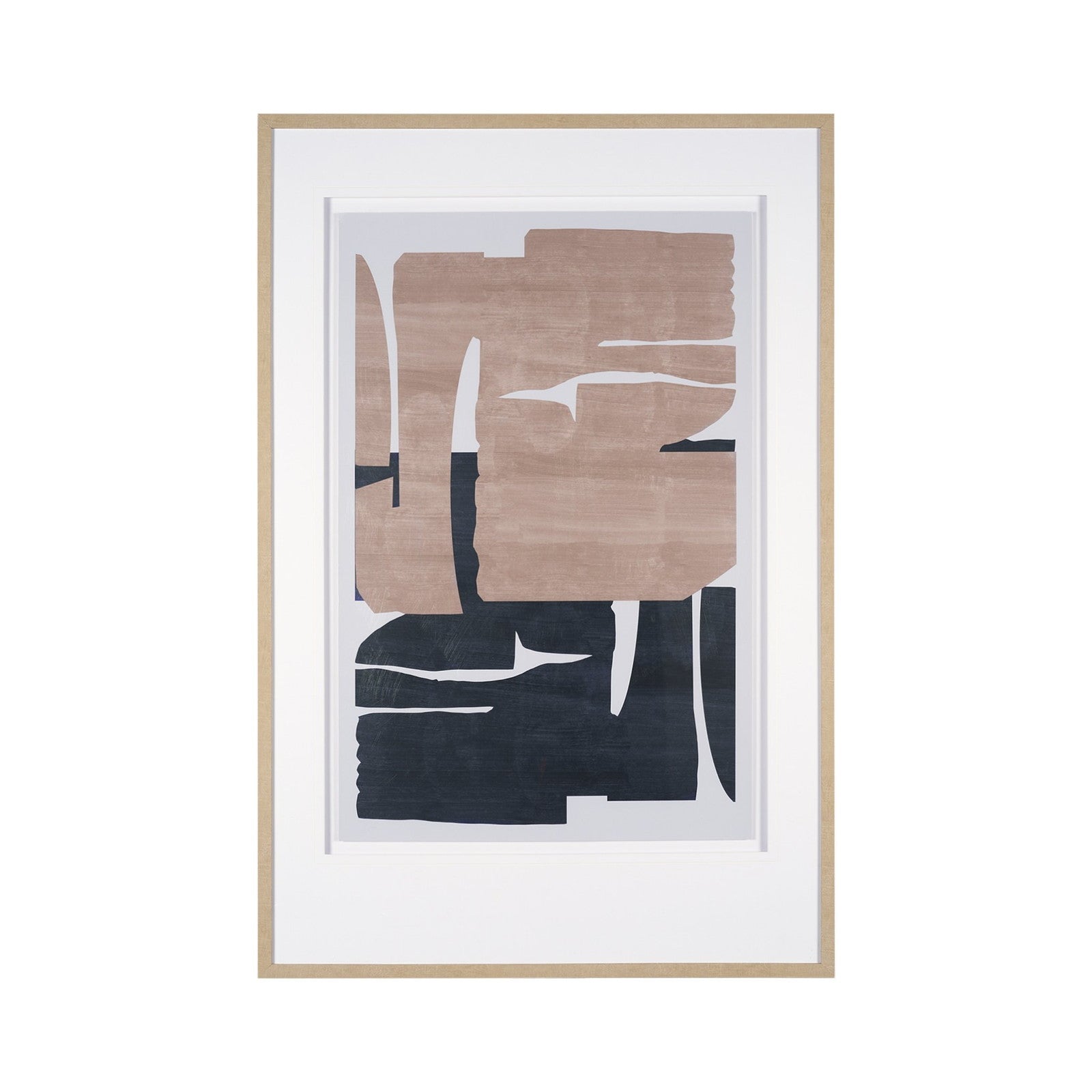 Deep Golden Brown II by Cartissi Textured Framed Artwork Matted under Glass by Mercana at ZIN Home