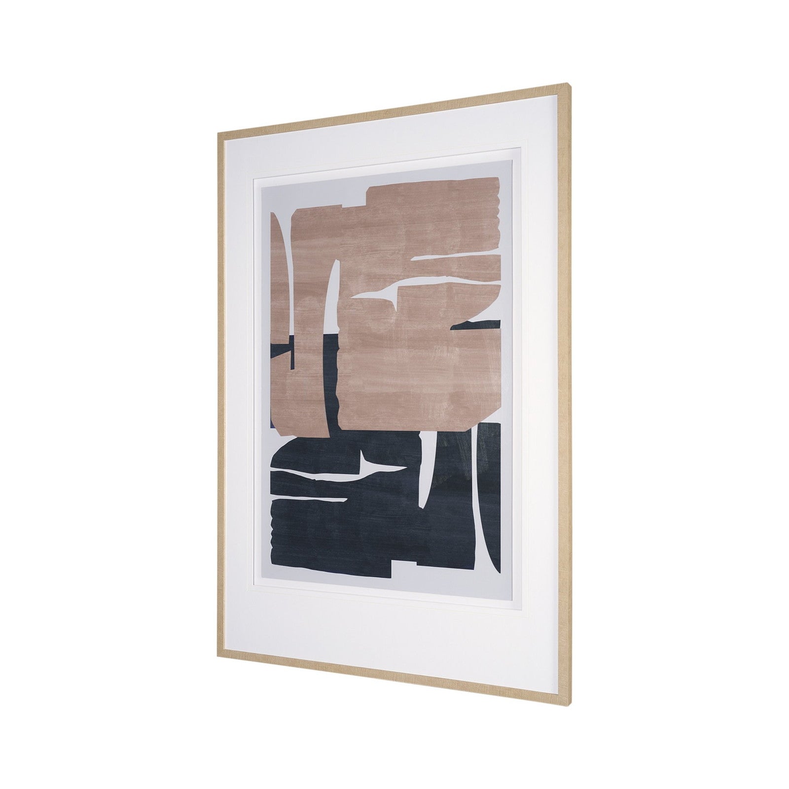 Deep Golden Brown II by Cartissi Textured Framed Artwork Matted under Glass by Mercana at ZIN Home