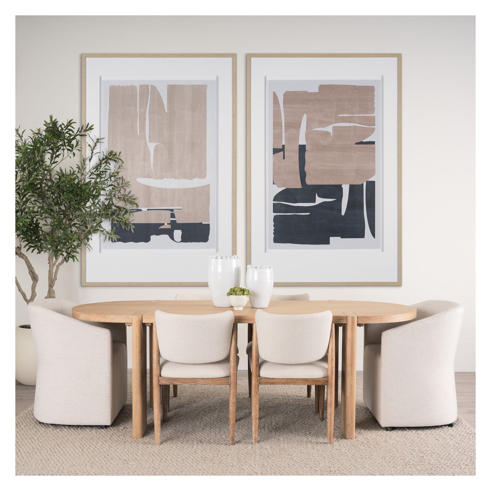 Deep Golden Brown II by Cartissi Textured Framed Artwork Matted under Glass by Mercana at ZIN Home
