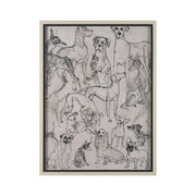 Dog Sketches II by Mercana Studio Hand Embelished Framed Artwork Matted under Glass by Mercana at ZIN Home