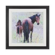 A Watchful Bond by Chad Mackay Hand Embelished Framed Art Print Matted under Glass by Mercana at ZIN Home