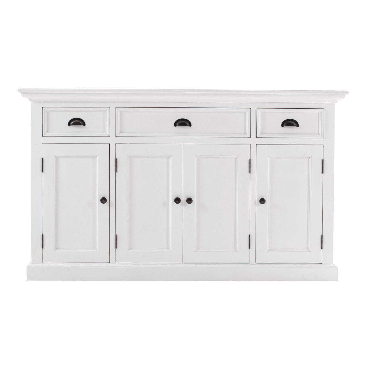 French Coastal Buffet with 4 Doors 3 Drawers - ZNS-B192