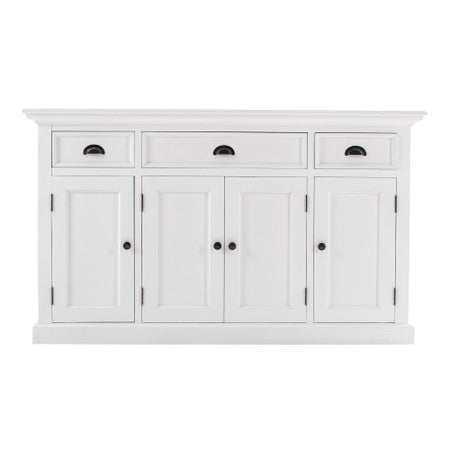 French Coastal Buffet with 4 Doors 3 Drawers - ZNS-B192