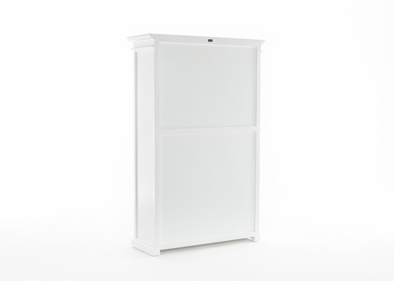 French Coastal Bookcase with 5 Shelves 49"