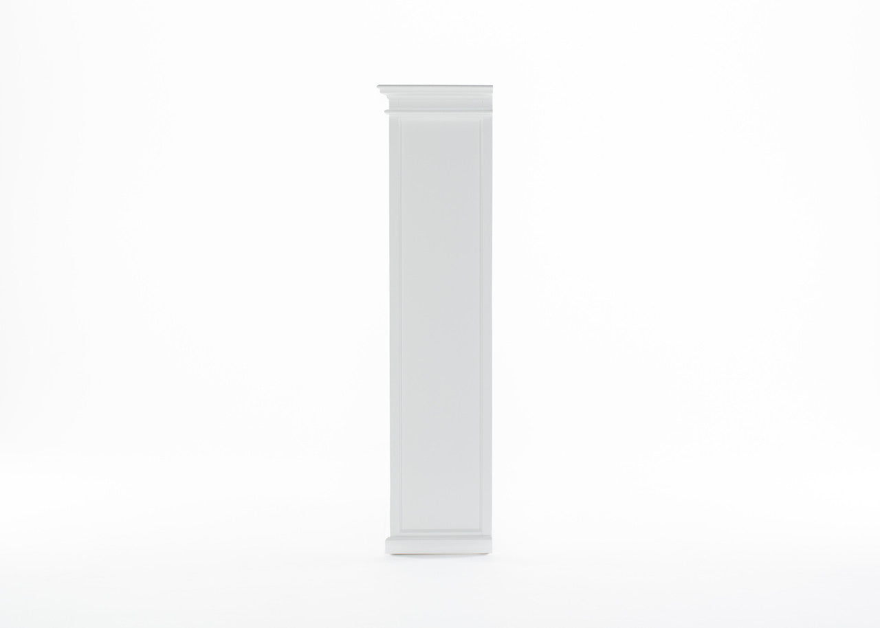 French Coastal Bookcase with 5 Shelves 49"