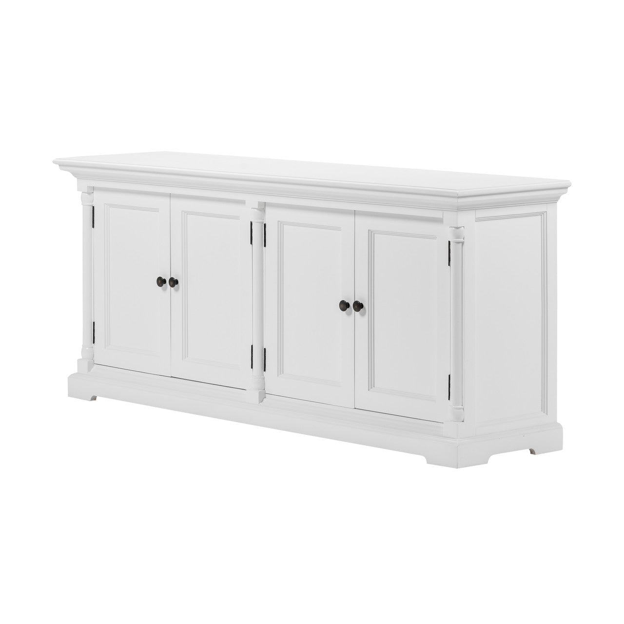 French Cottage Double-Bay Hutch Unit 65"