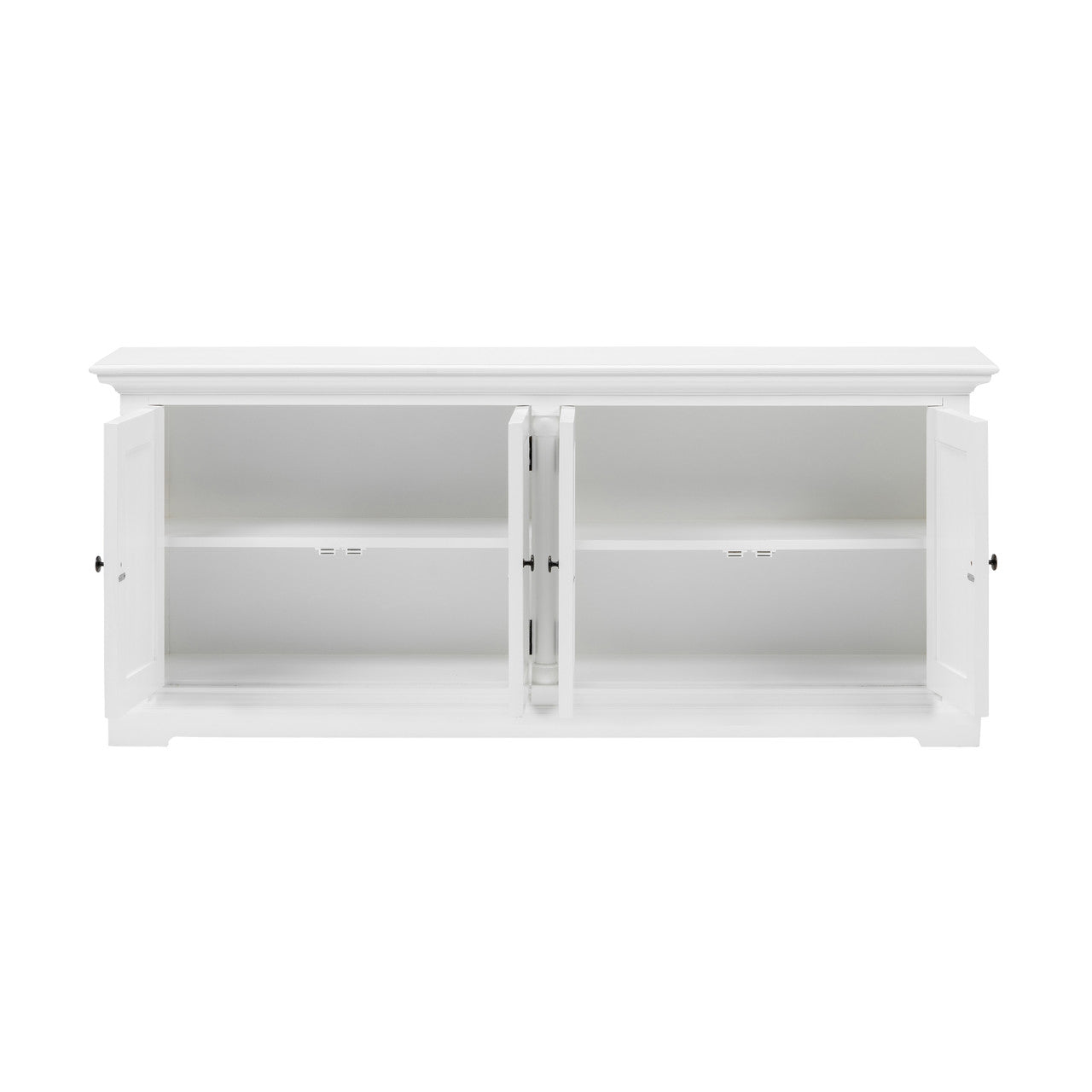 French Cottage Double-Bay Hutch Unit 65"