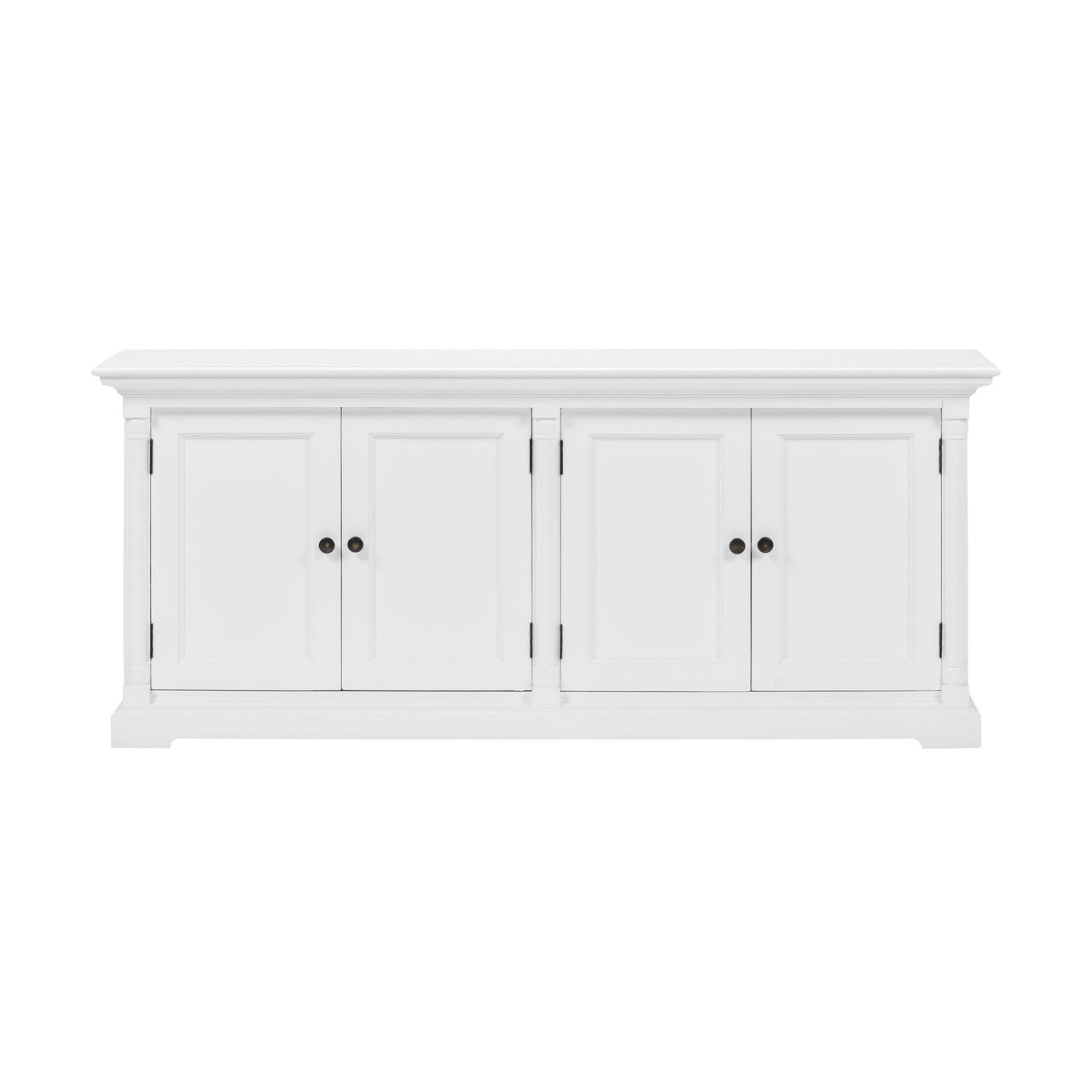 French Cottage Double-Bay Hutch Unit 65"