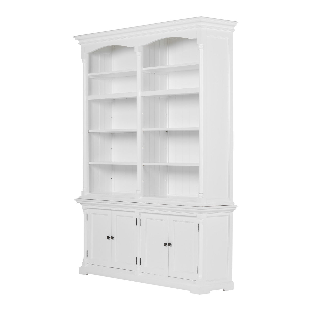 French Cottage Double-Bay Hutch Unit 65"