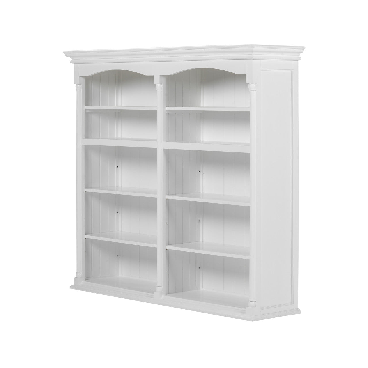 French Cottage Double-Bay Hutch Unit 65"