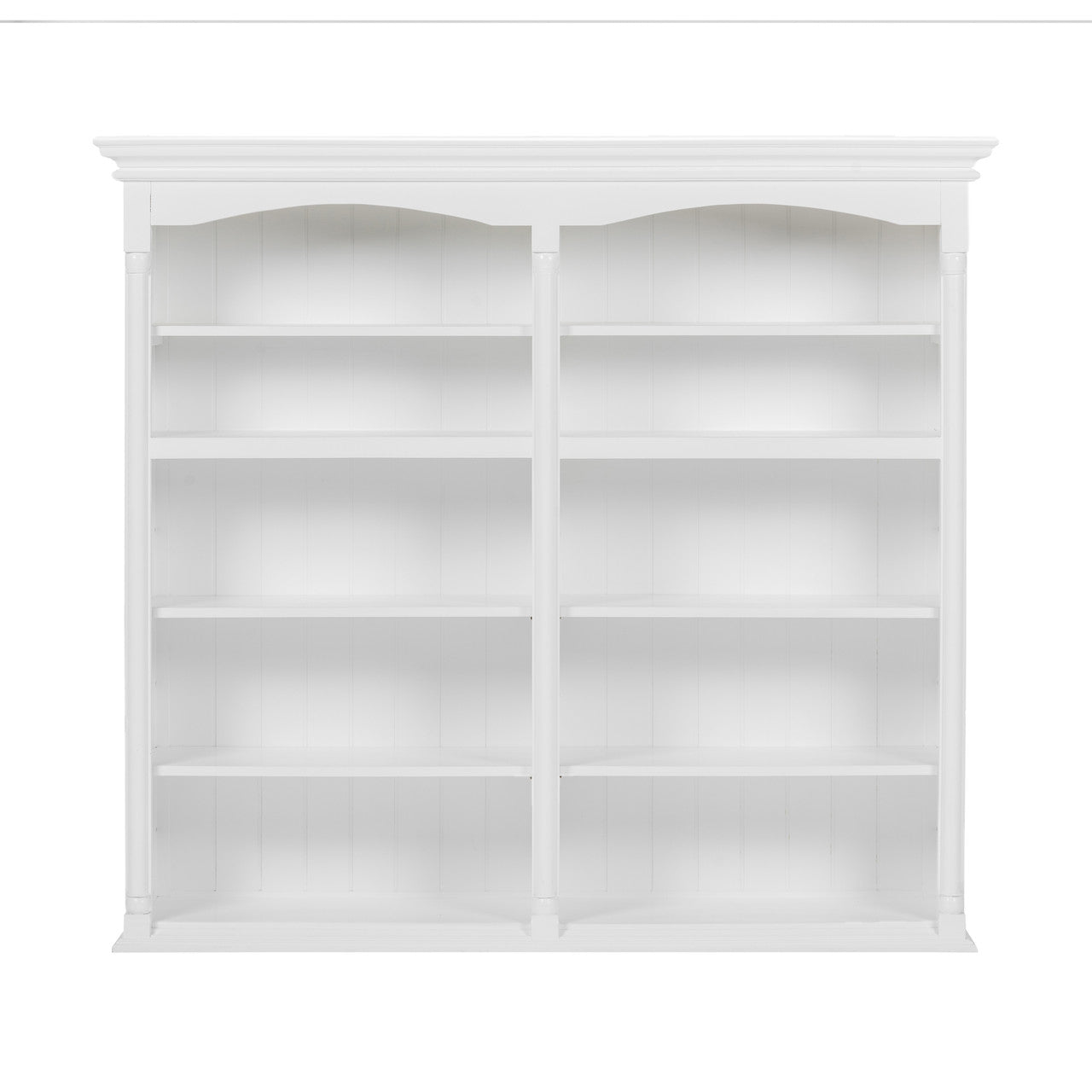 French Cottage Double-Bay Hutch Unit 65"