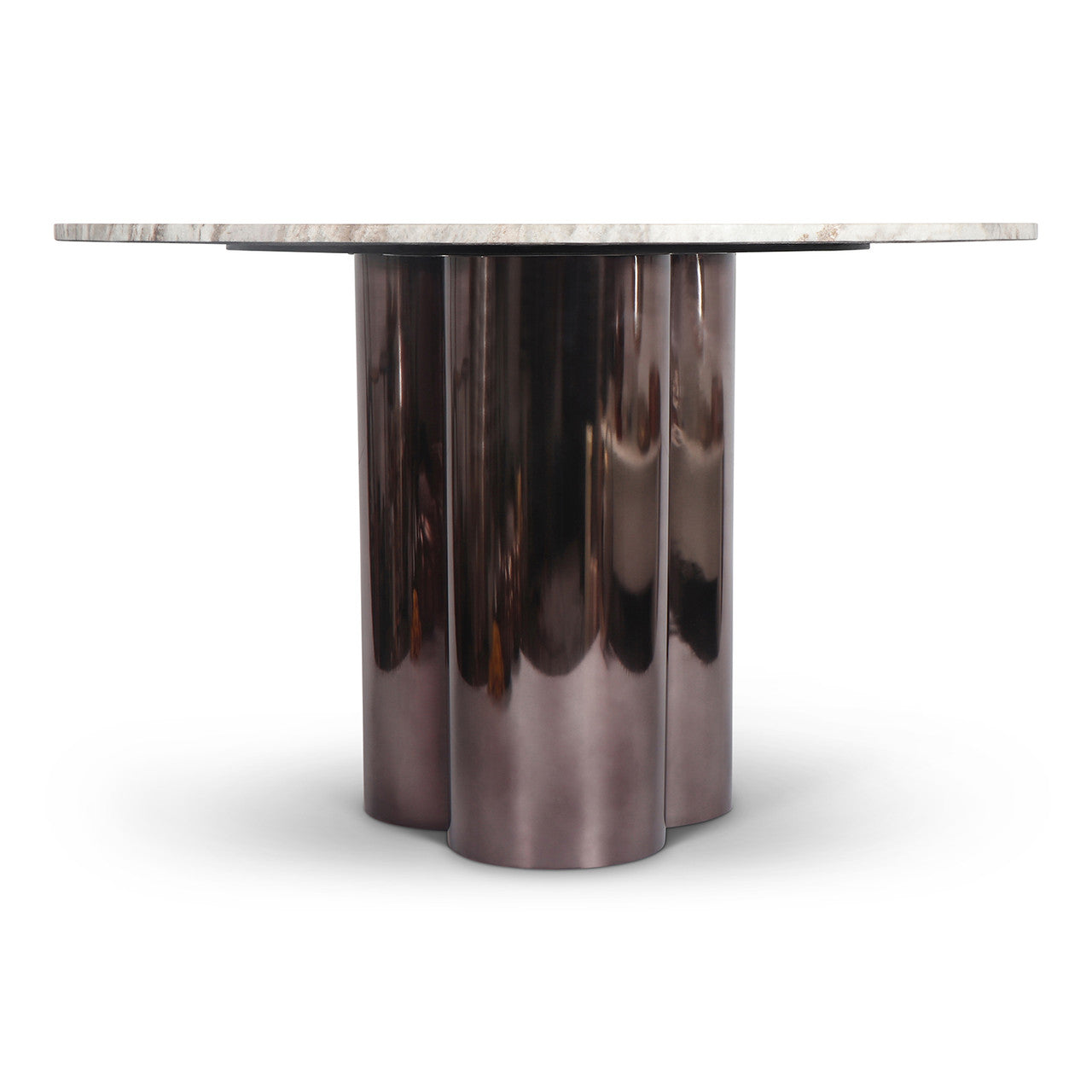 Marbelle - Martie 48" Dining Table - Toronto Sand Marble Finish