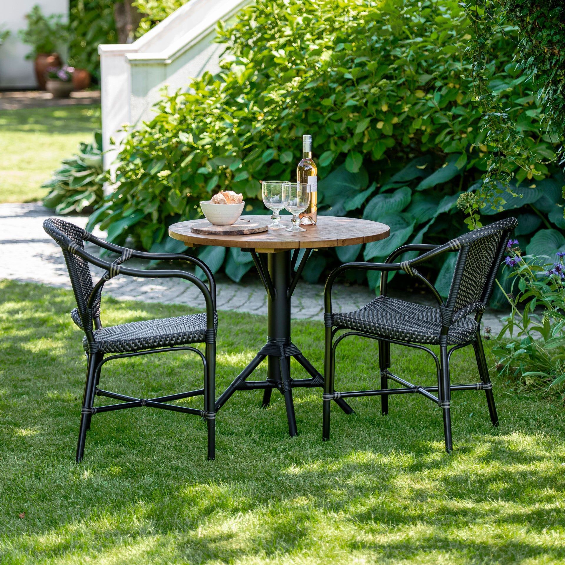 Valerie Outdoor Bistro Arm Chair by Sika Design - view 6