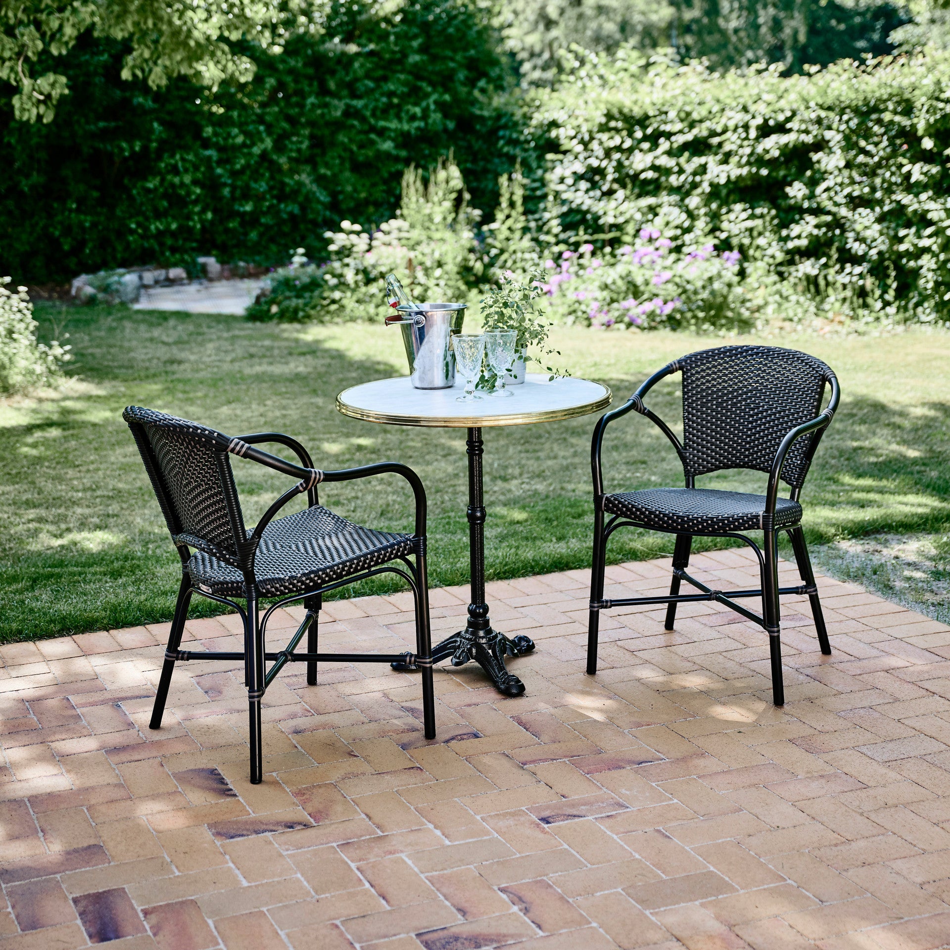 Valerie Outdoor Bistro Arm Chair by Sika Design - view 5