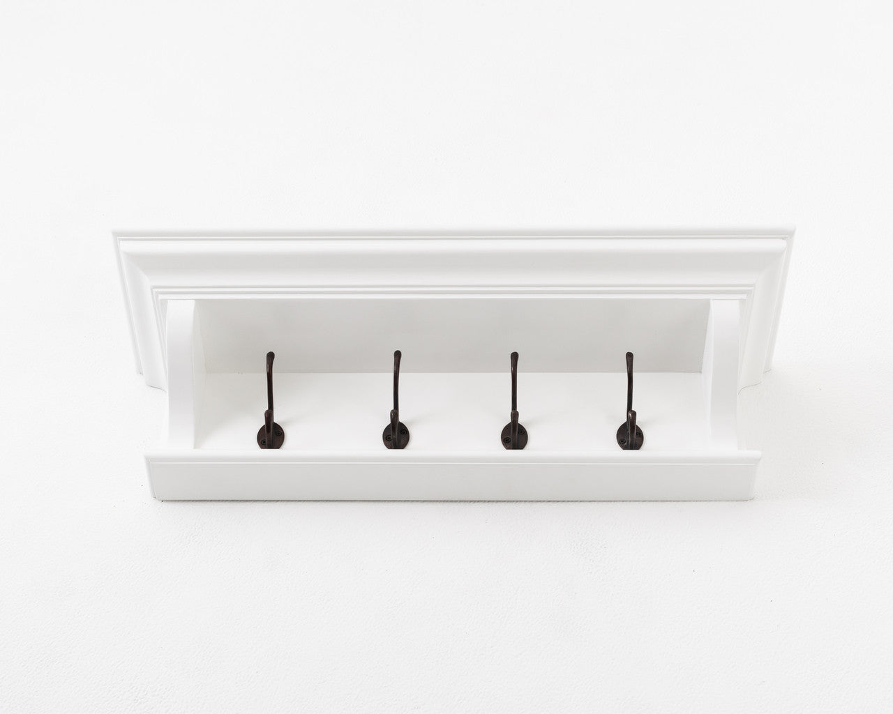 French Coastal 4 Hook Coat Rack 70cm 28"