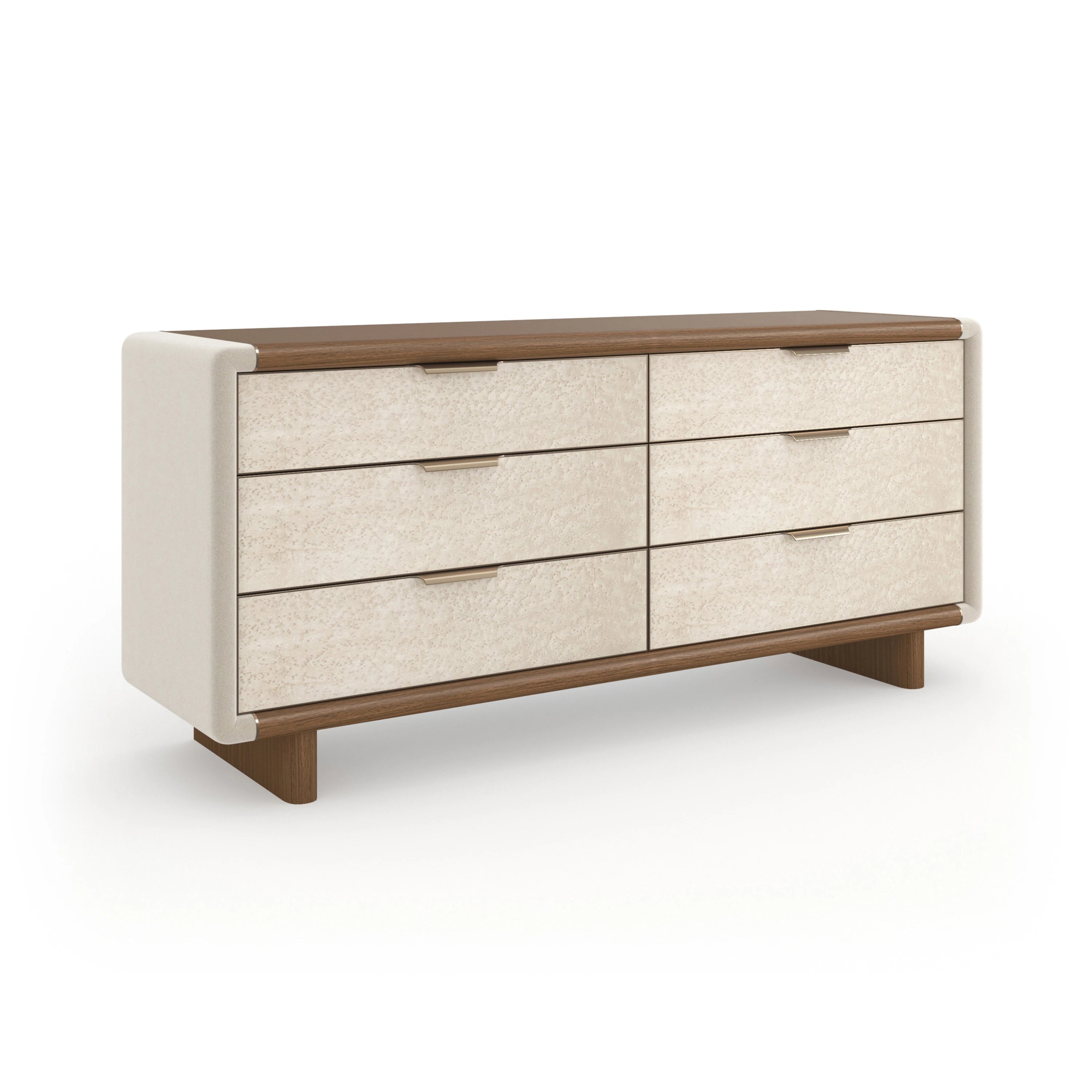 Botero Dresser Brushed Gold 72" by Caracole - view 4
