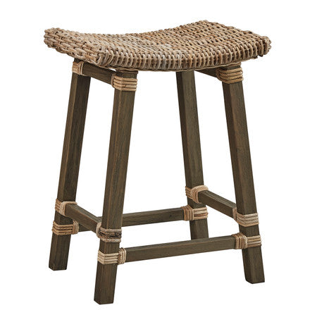 Country Woven Kubu Counter Stool - 18.5'