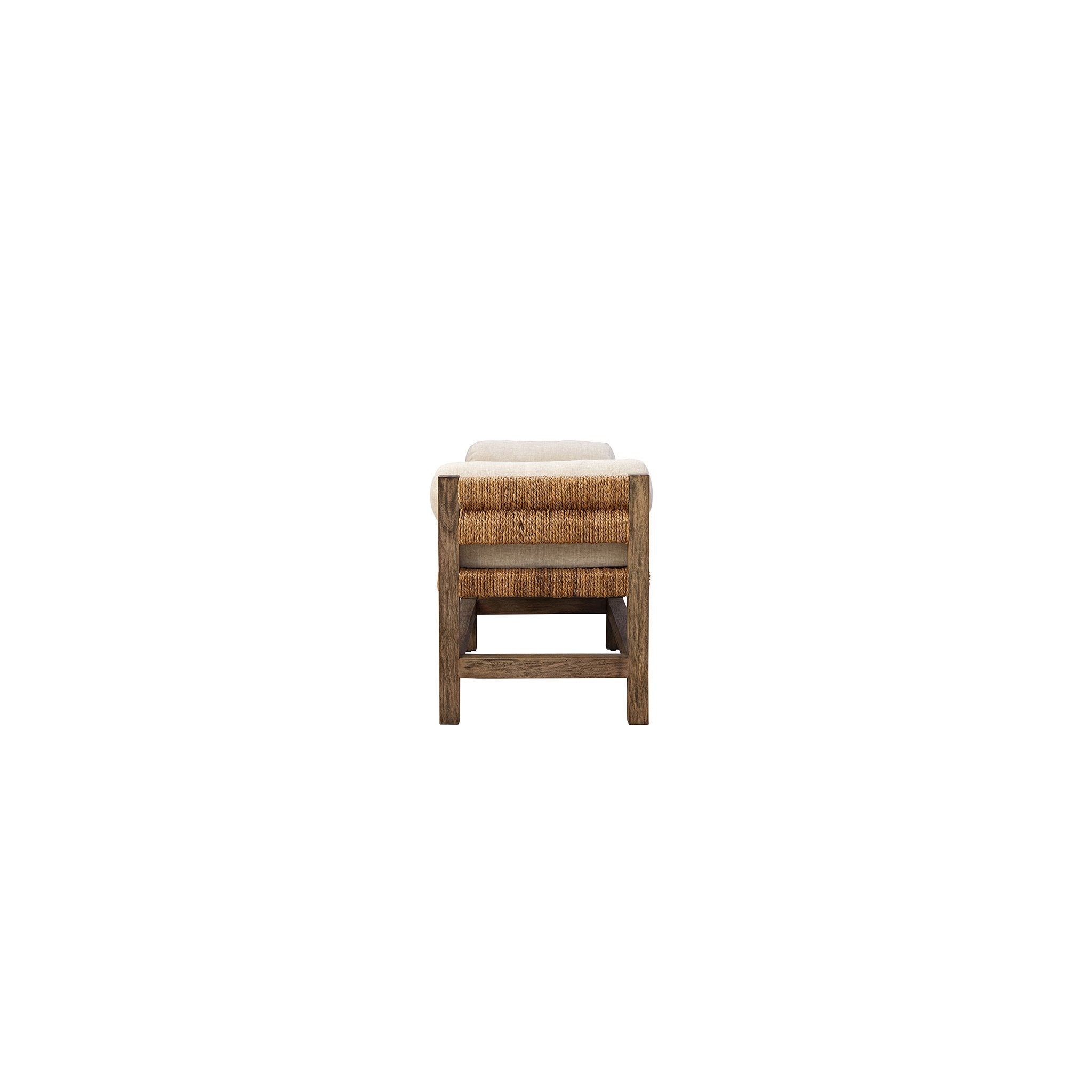 Georgia Backless Bench - 64' detail view by Furniture Classics at ZIN Home