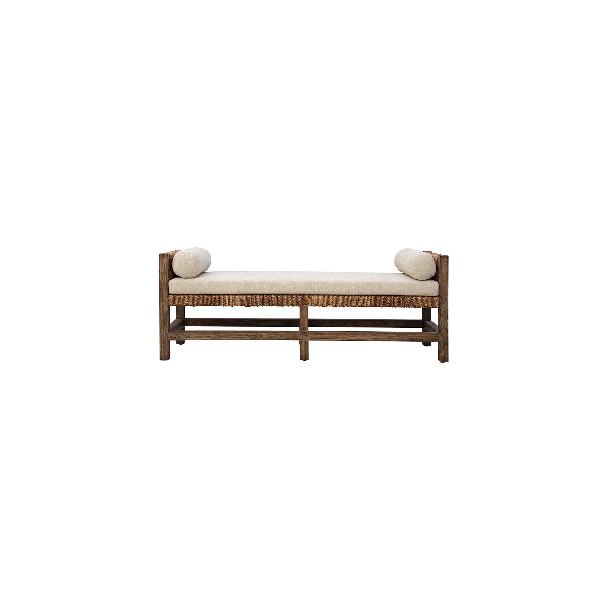 Georgia Backless Bench - 64' detail view by Furniture Classics at ZIN Home