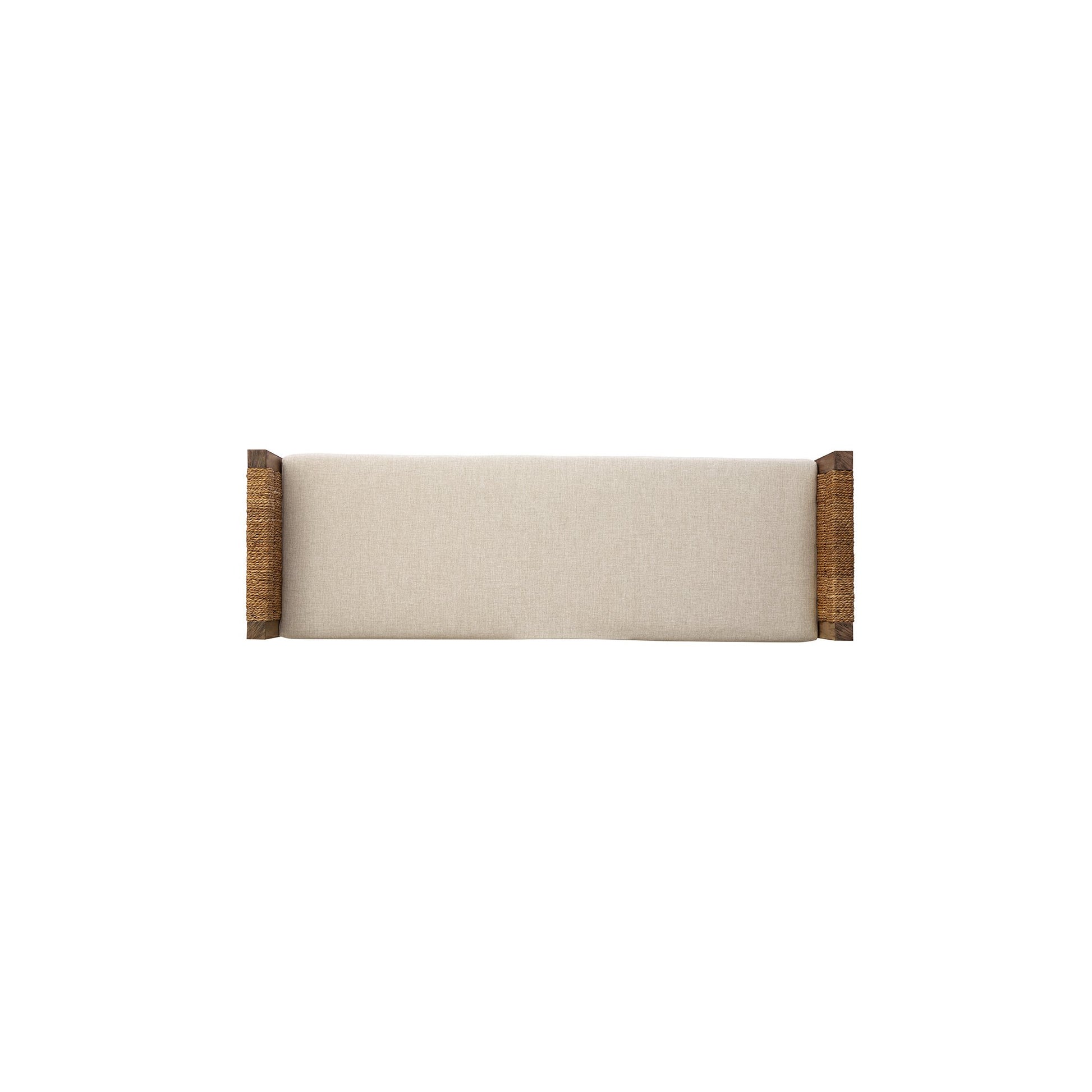 Georgia Backless Bench - 64' detail view by Furniture Classics at ZIN Home