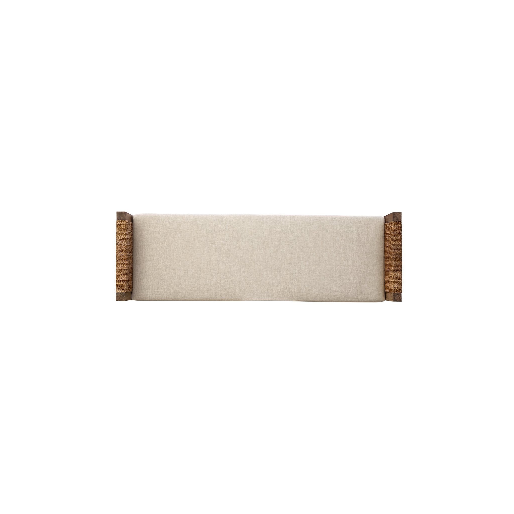 Georgia Backless Bench - 64' detail view by Furniture Classics at ZIN Home