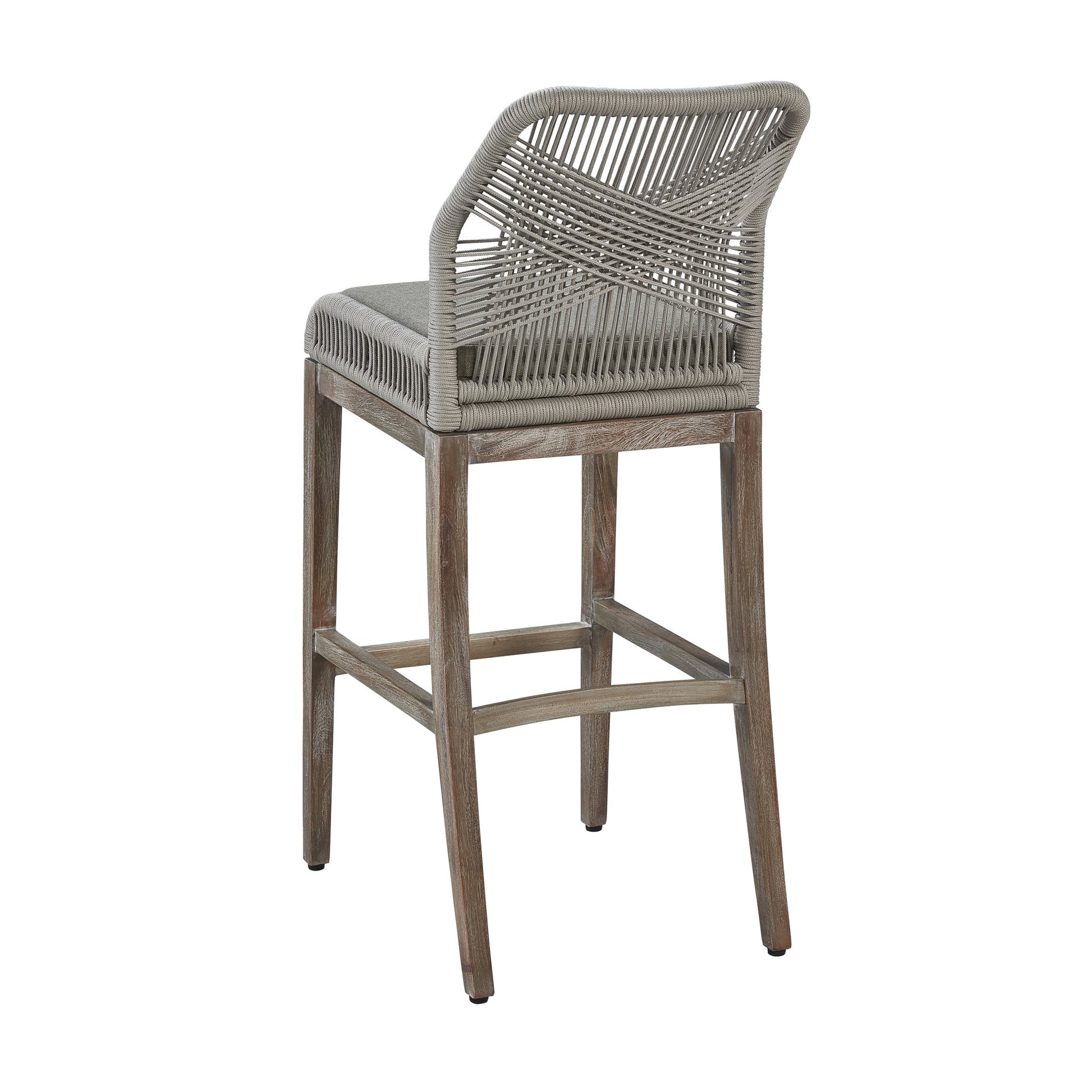 Gray Fiddler Counter Stool - 19' detail view by Furniture Classics at ZIN Home