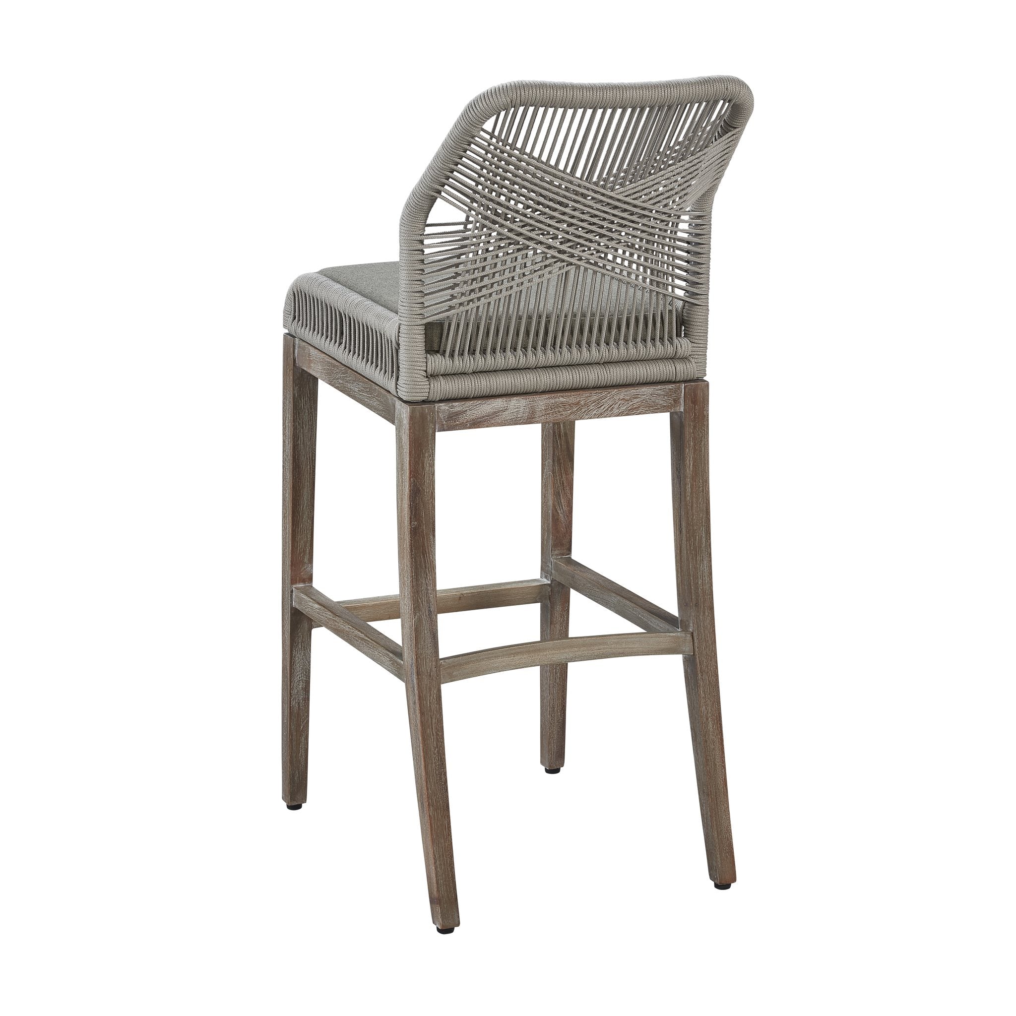 Gray Fiddler Counter Stool - 19' detail view by Furniture Classics at ZIN Home