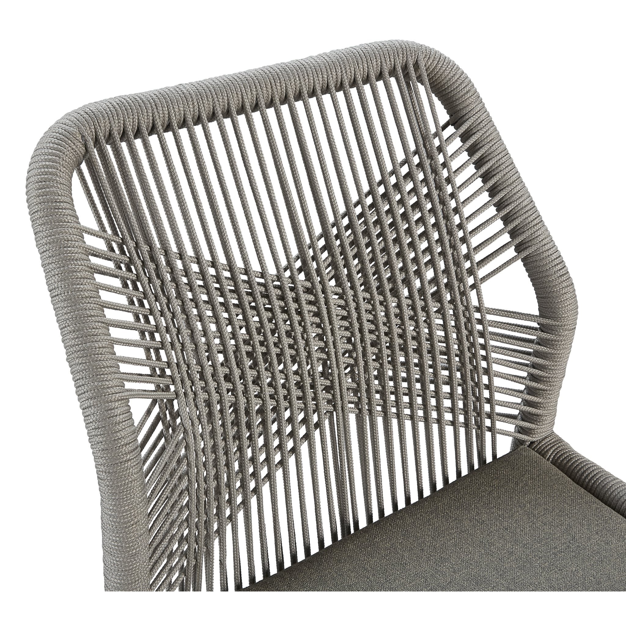 Gray Fiddler Counter Stool - 19' detail view by Furniture Classics at ZIN Home