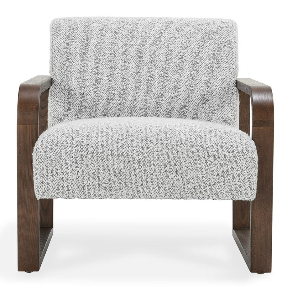 Lexington Boucle Accent Chair in Mercury Gray