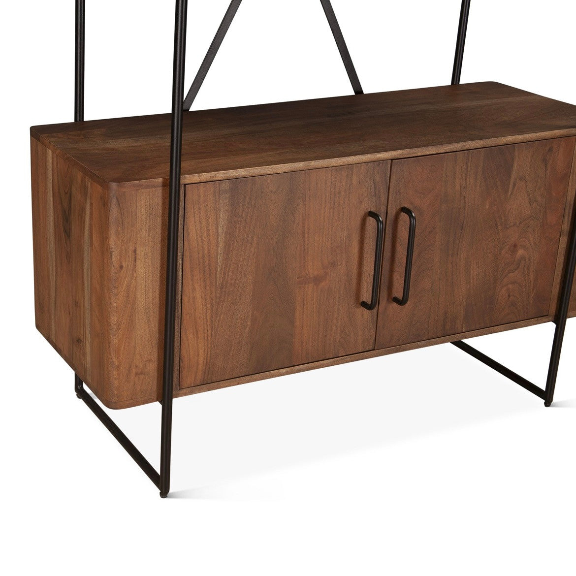 Valor 46" Bookshelf in Pecan Brown