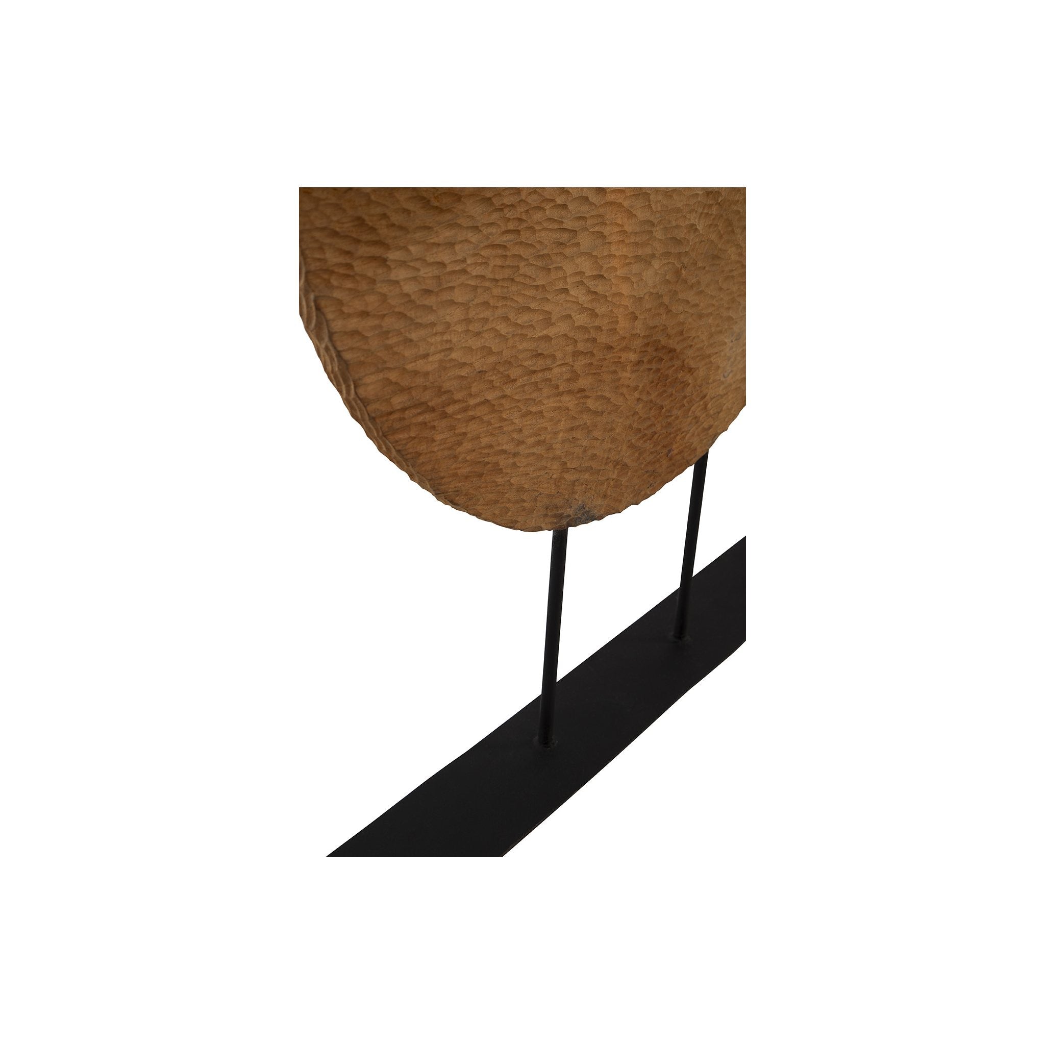 Teak Sculpture Set detail view by Furniture Classics at ZIN Home