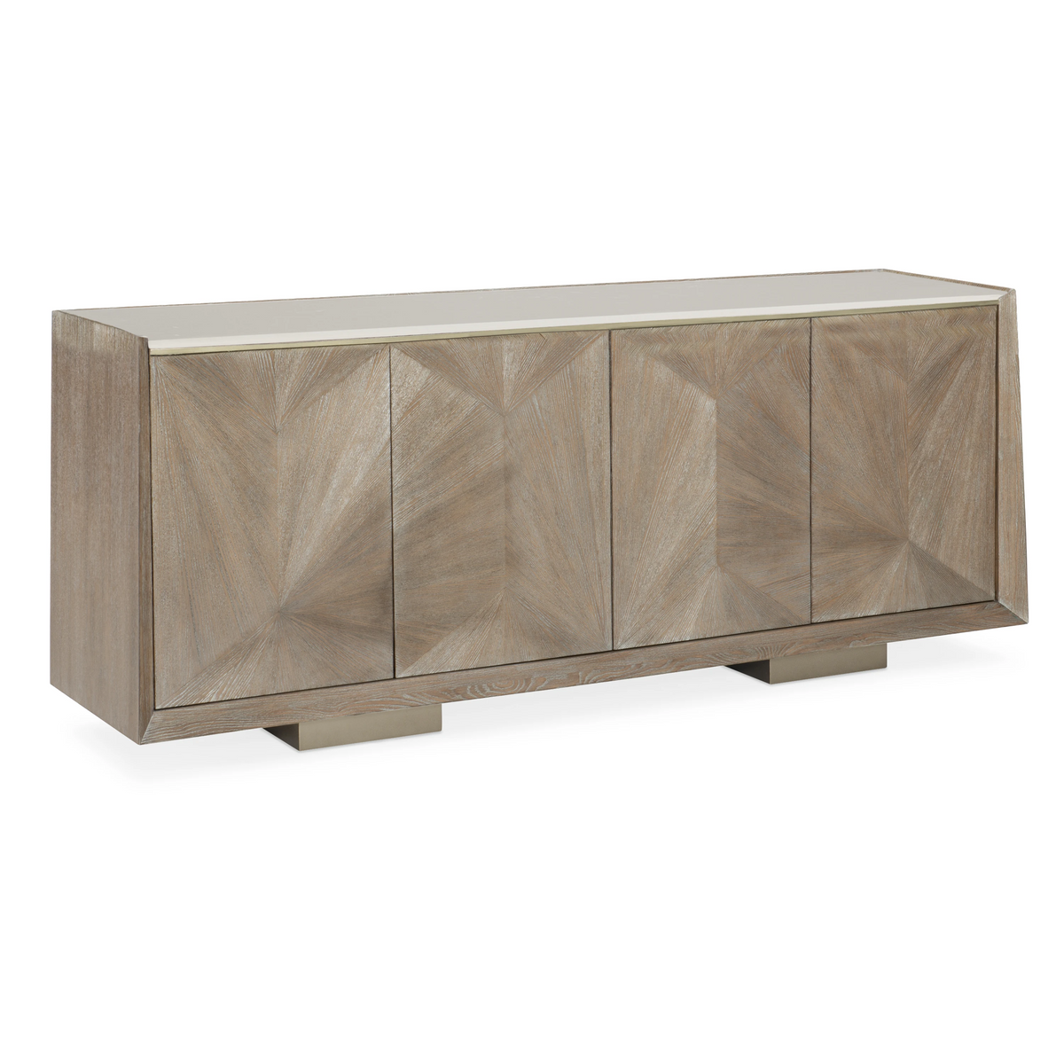 Point of View Ash Driftwood Sideboard 80" by Caracole - view 6