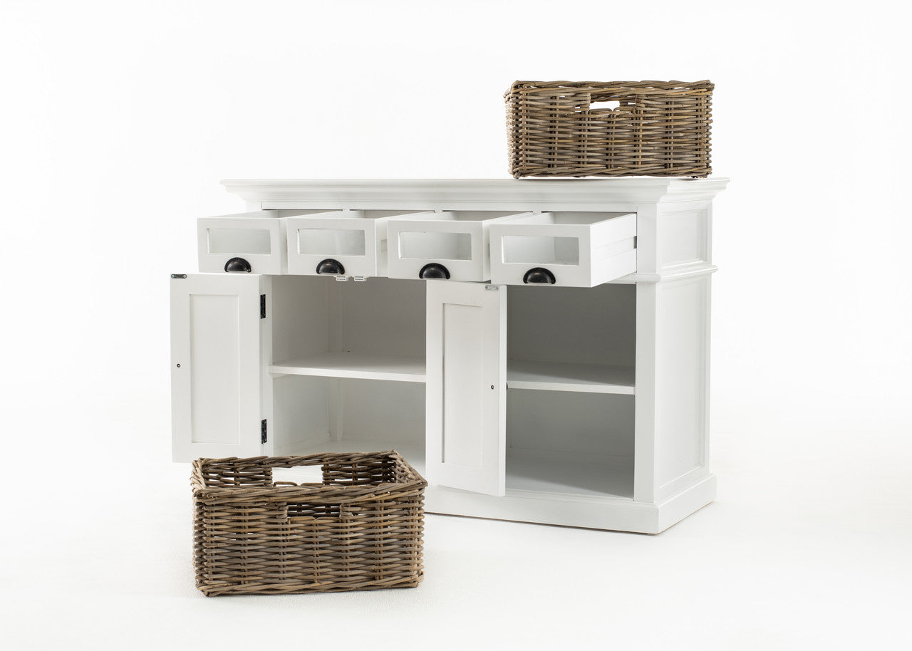 French Coastal Kitchen Buffet 49"