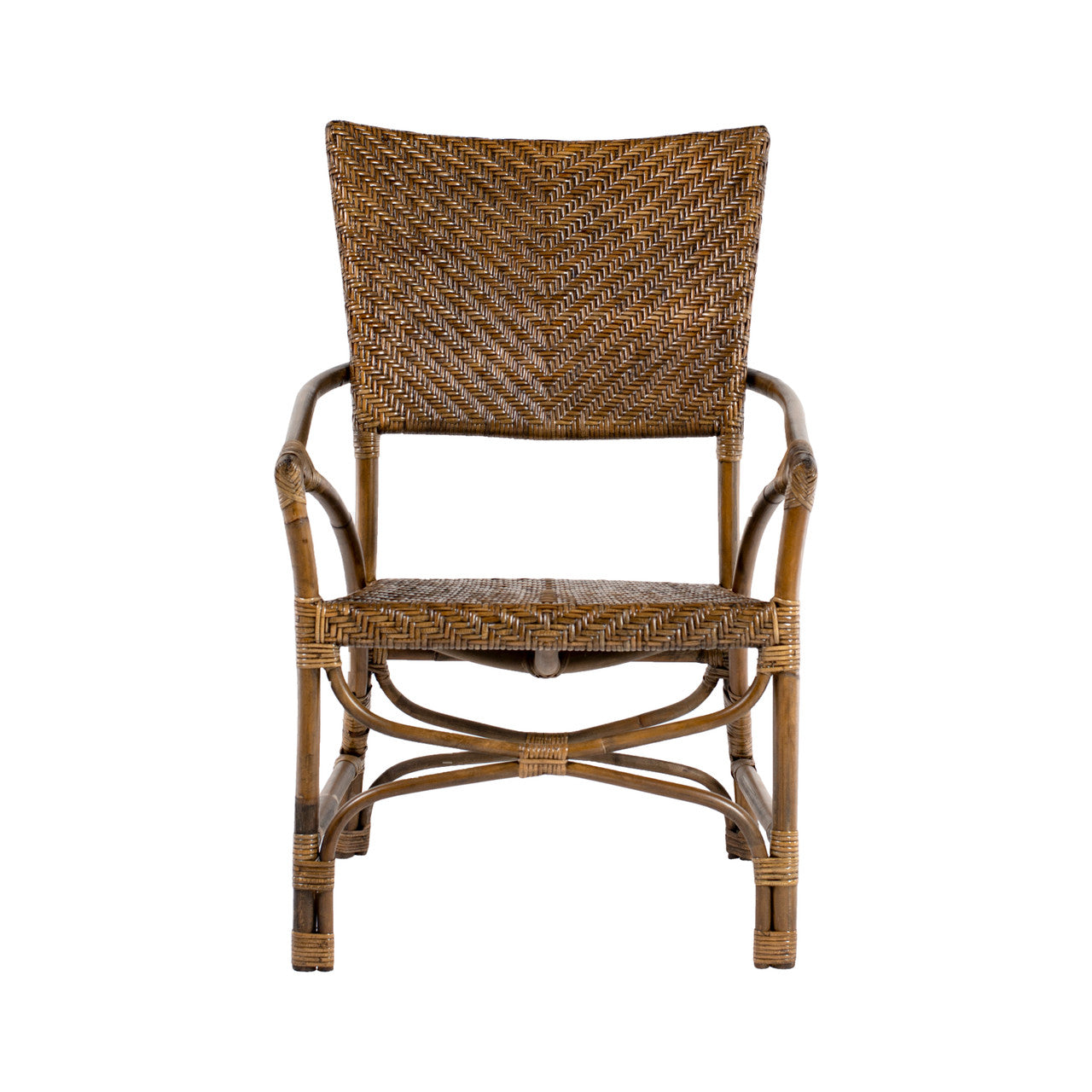 Coastal Wicker Jester Chair (Set of 2) 26"
