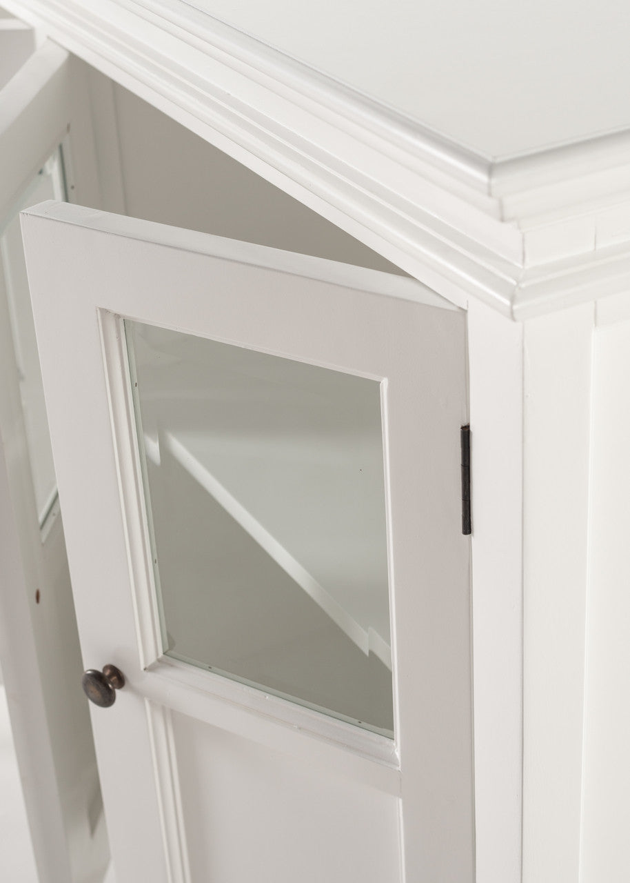 French Coastal Buffet with 4 Glass Doors 57"
