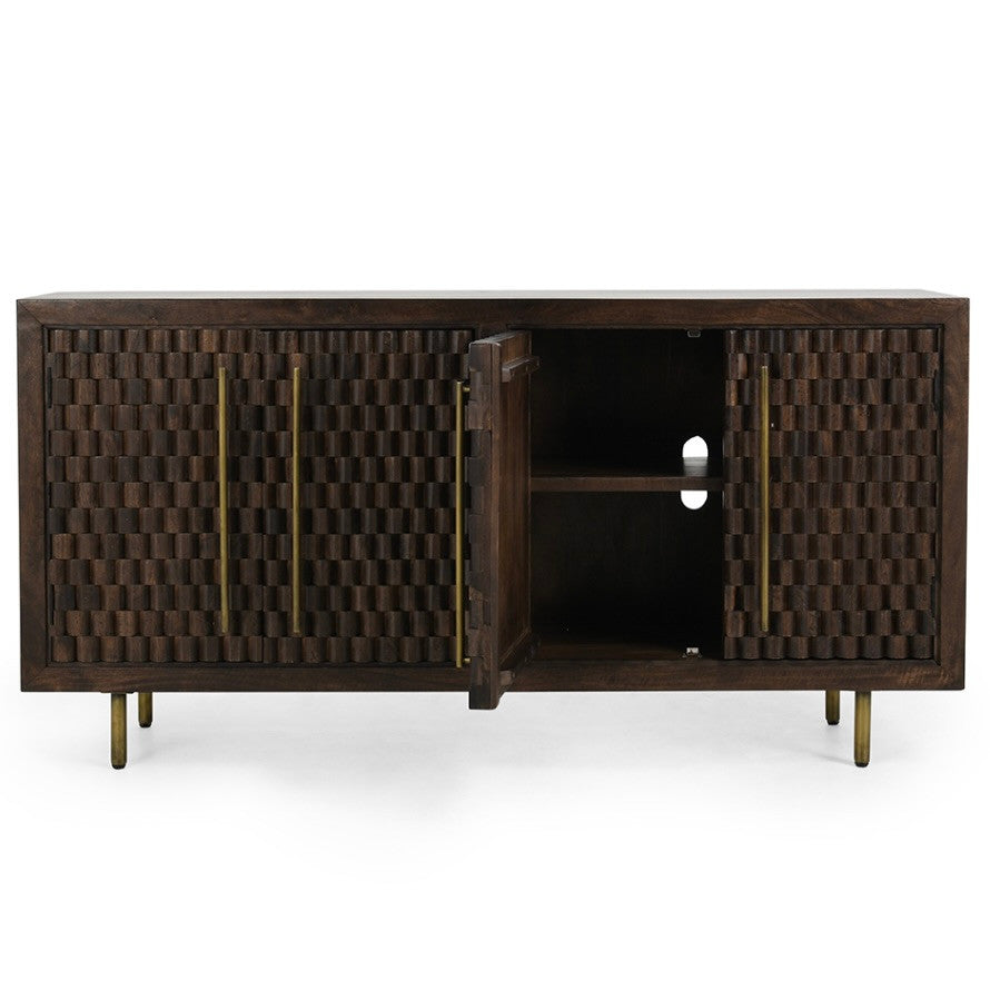 Norwood Solid Wood 4-Door Sideboard 72"