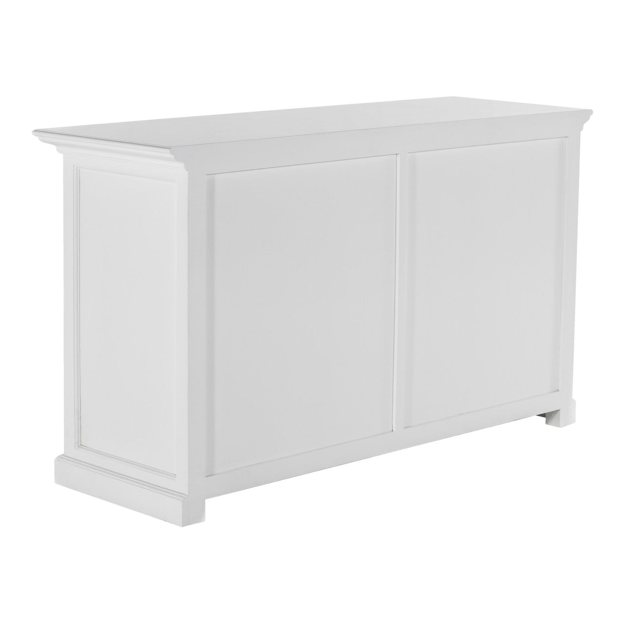 French Coastal Classic Buffet with Glass Doors  57"