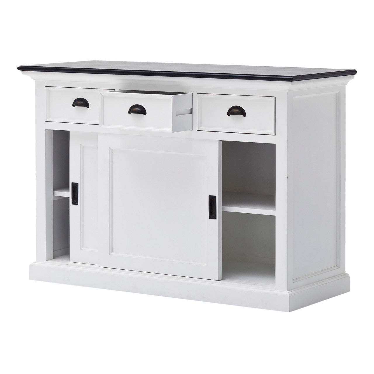 Modern Farmhouse Buffet with Sliding Doors 49"