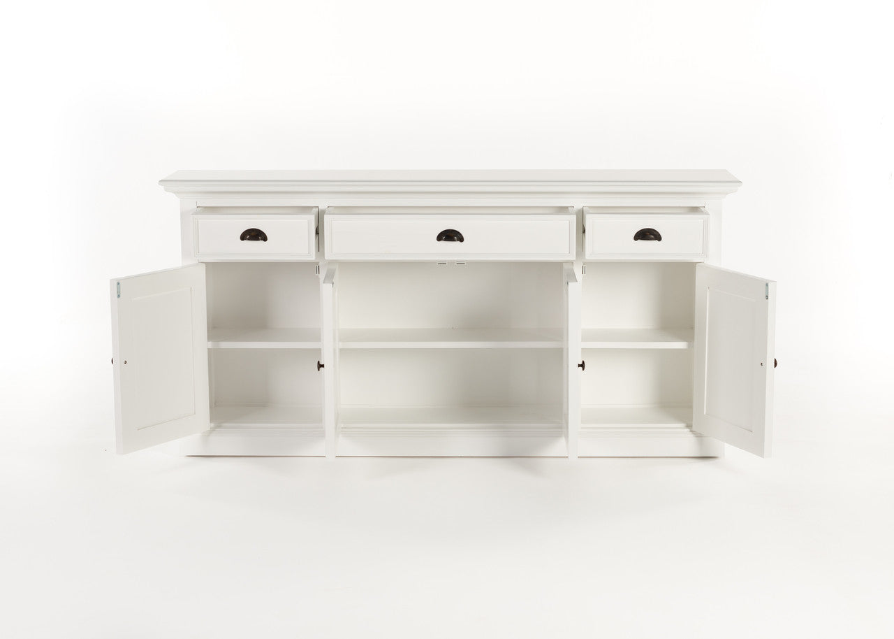 French Coastal Buffet Console Table 65"