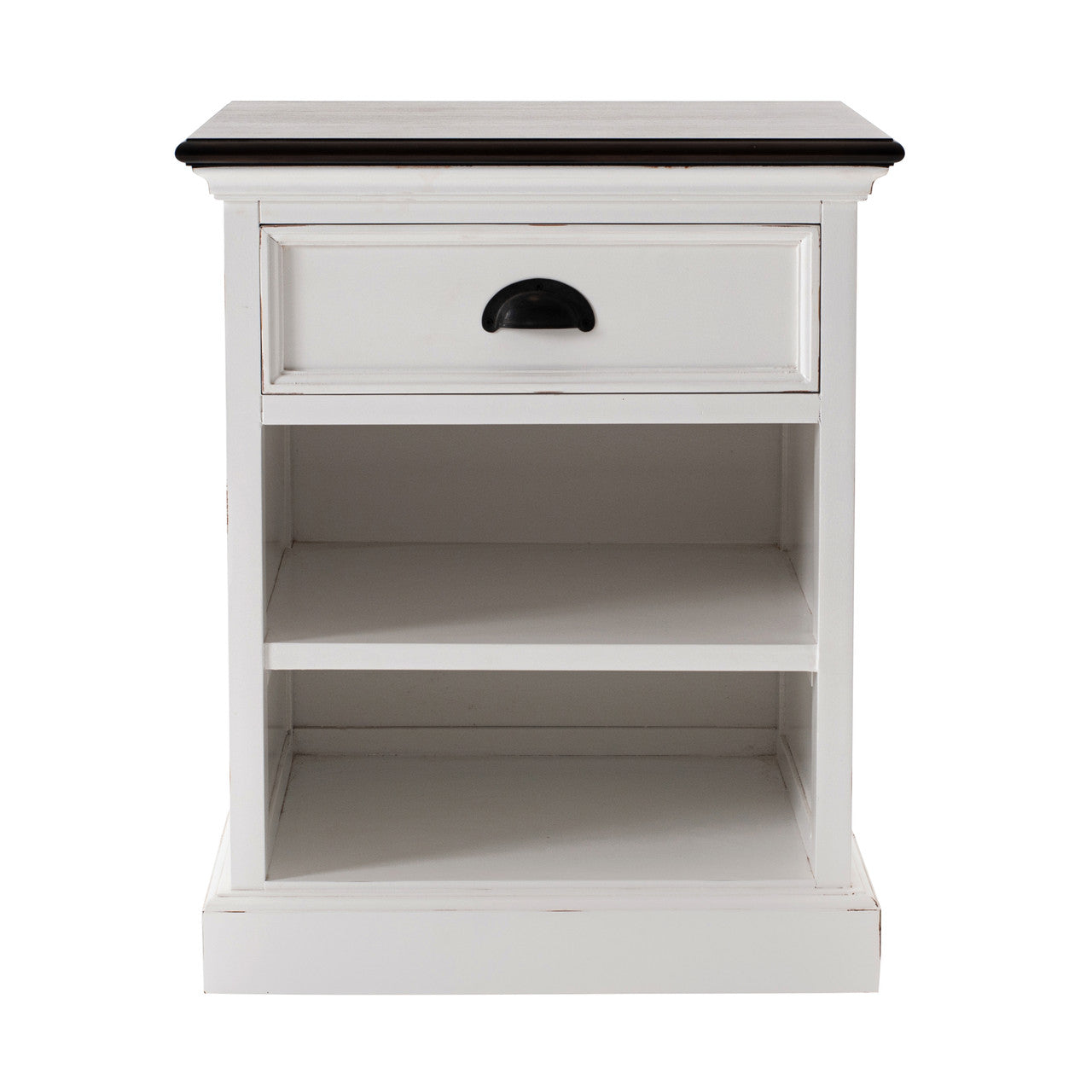 Modern Farmhouse Bedside Table with Shelves 20"
