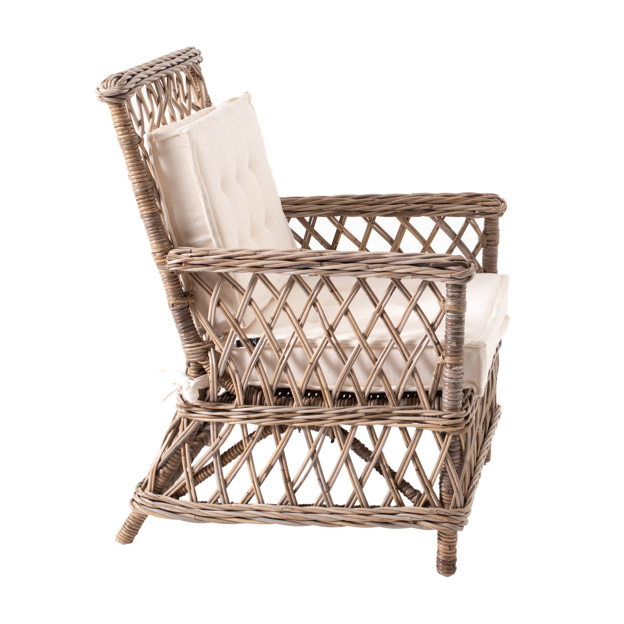 Coastal Wicker Marquis Chair (Set of 2) 30"