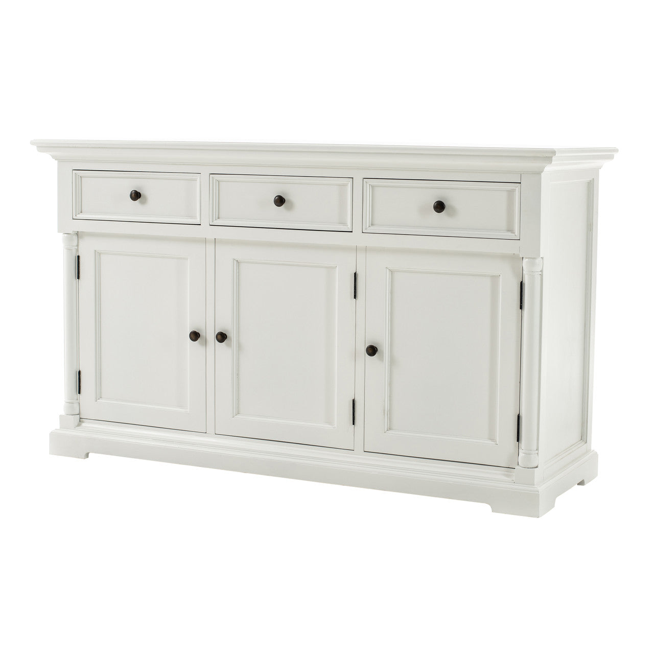 French Cottage Classic Sideboard with 3 doors 57"