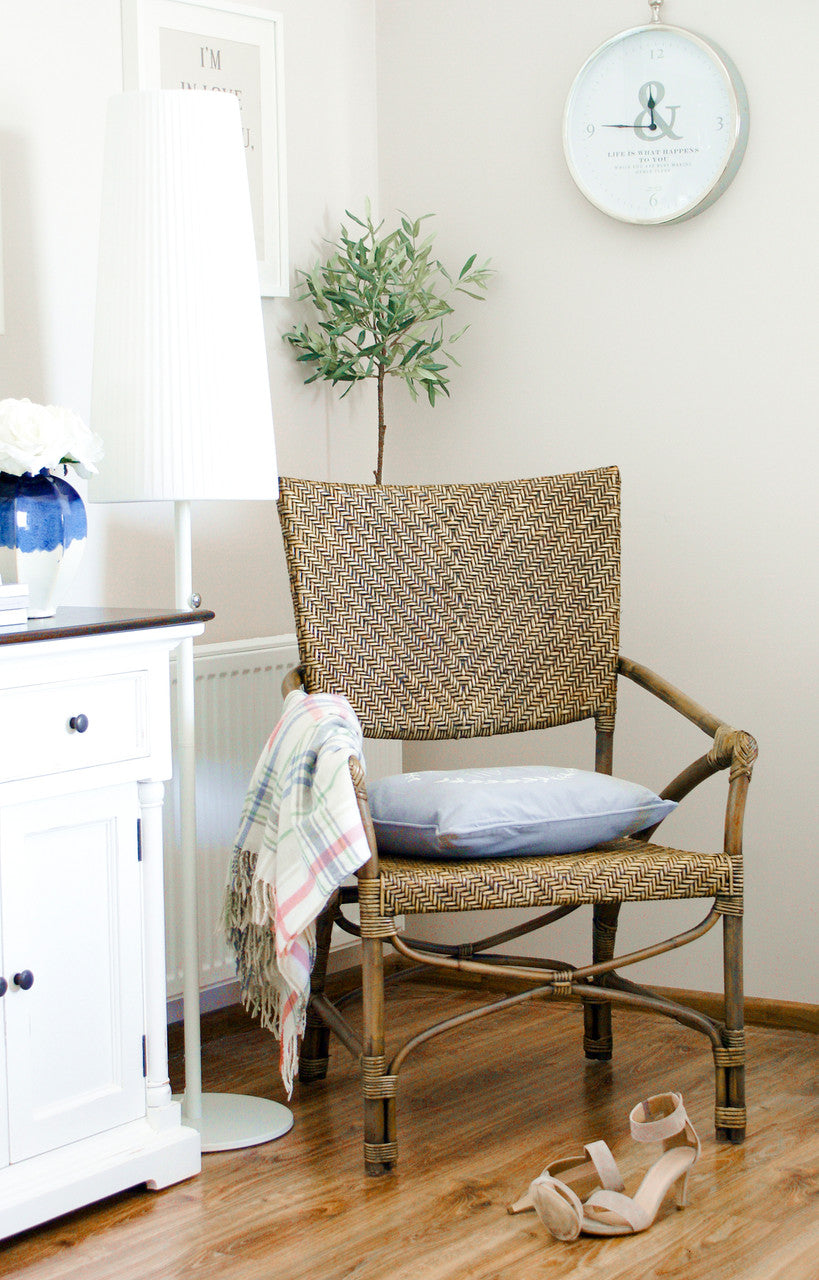 Coastal Wicker Jester Chair (Set of 2) 26"