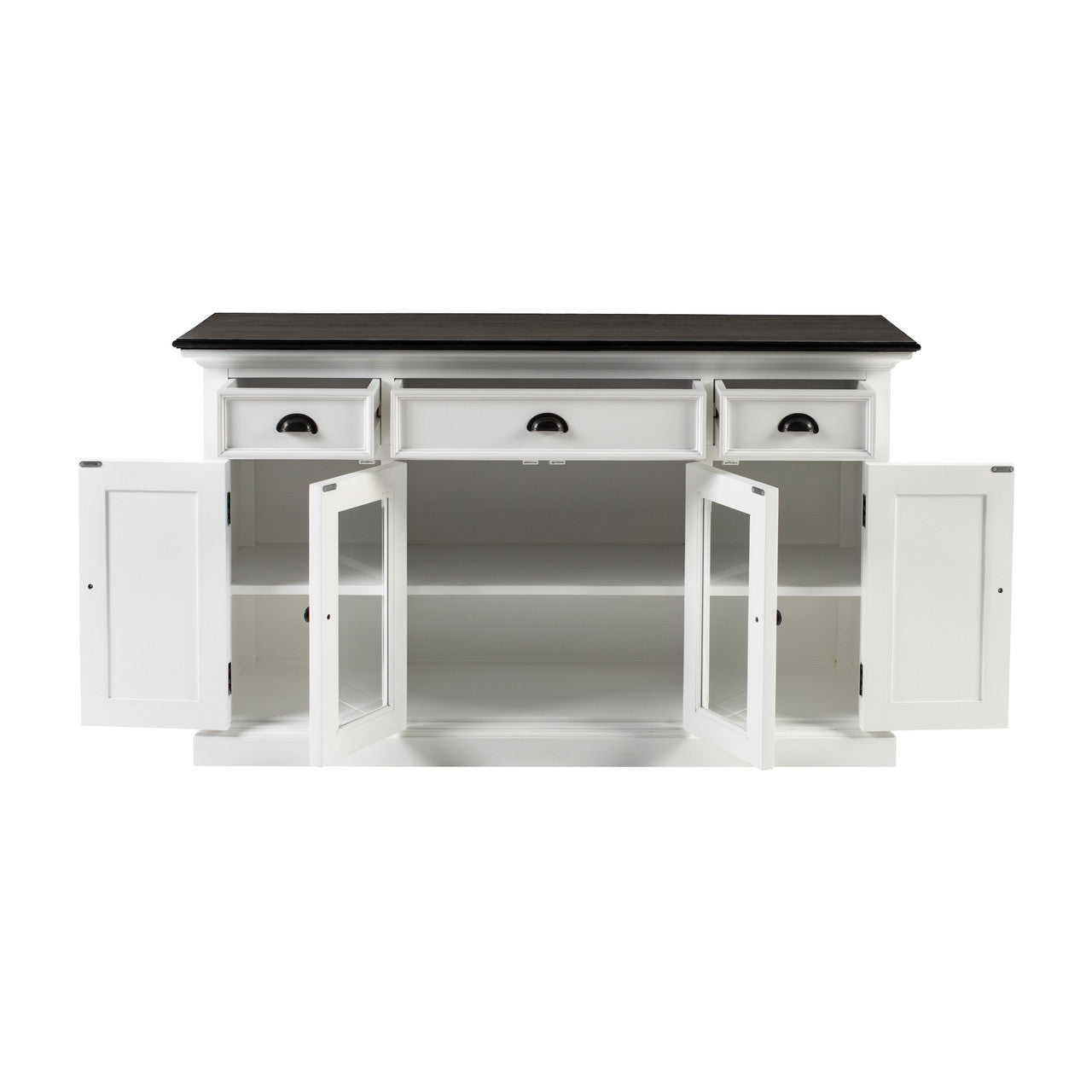 Modern Farmhouse Buffet with 4 Doors 3 Drawers - ZNS-B191CT