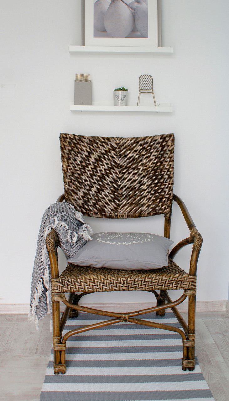 Coastal Wicker Jester Chair (Set of 2) 26"